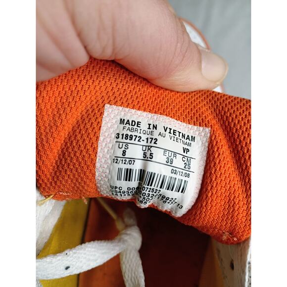 Nike Dunk Low - Orange Blaze/Varsity Maize/White - 318972-172 - Men’s US 8 main image 5